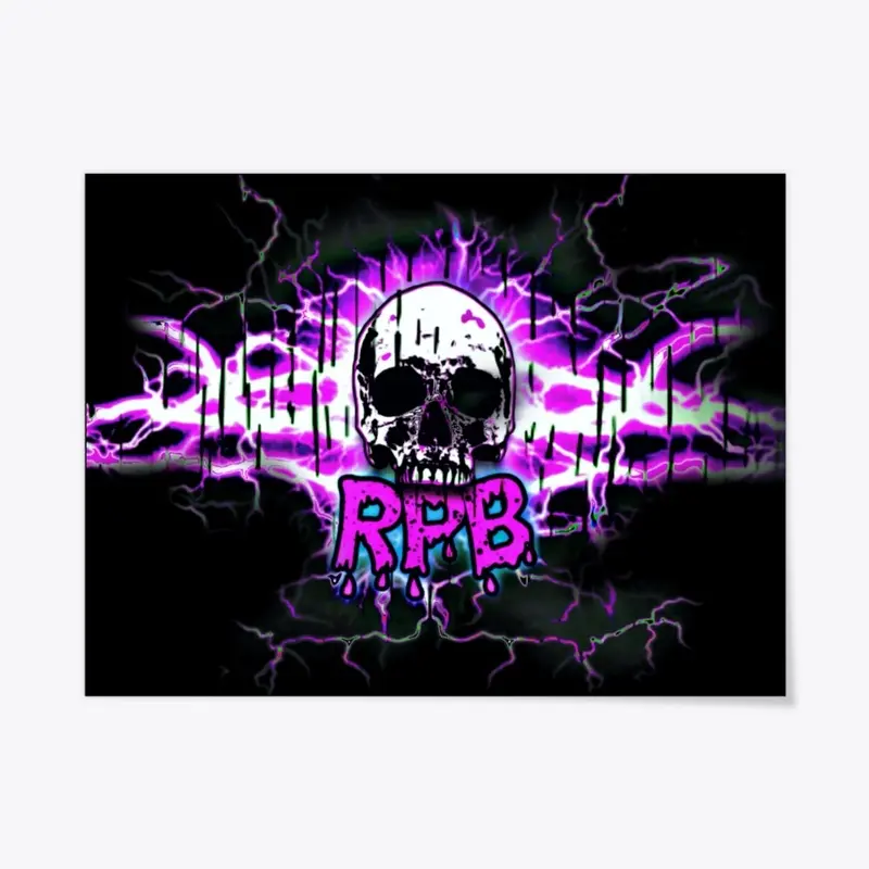 Rpb shocker skull poster